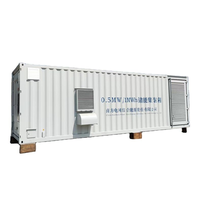 500KW 1mw سیستم ذخیره سازی باتری لیتیوم در فضای باز انرژی خورشیدی باد هیبرید اینورتر مایکرو شبکه نیروگاه برای صنعت