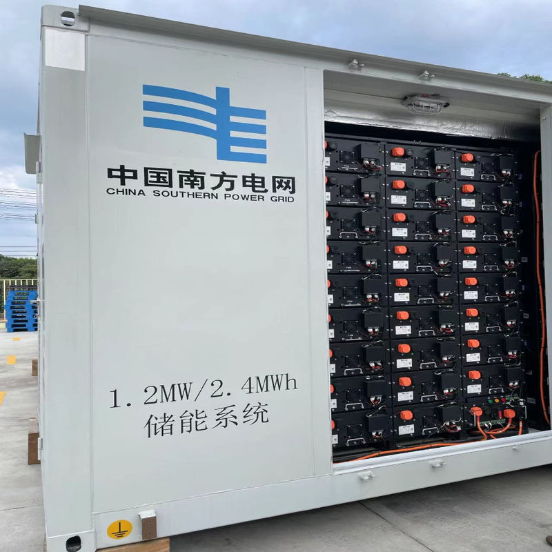 500KW 1mw سیستم ذخیره سازی باتری لیتیوم در فضای باز انرژی خورشیدی باد هیبرید اینورتر مایکرو شبکه نیروگاه برای صنعت