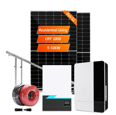 سیستم های انرژی خورشیدی 3KW 5KW 10KW 20KW 30KW سیستم پانل خورشیدی ترکیبی برای خانه