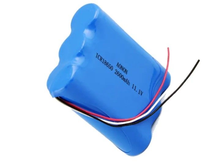 11.1V/12V 2600mAh 18650 باتری لیتیوم بسته IEC62133 باتری ربات خلاء تجهیزات پزشکی