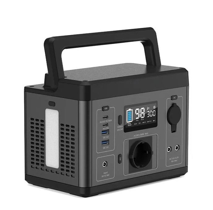تولید کننده 300w 600w 1200w 2200w Lifepo4 باتری لیتیوم سیستم انرژی بیرونی ژنراتور خورشیدی نیروگاه قابل حمل