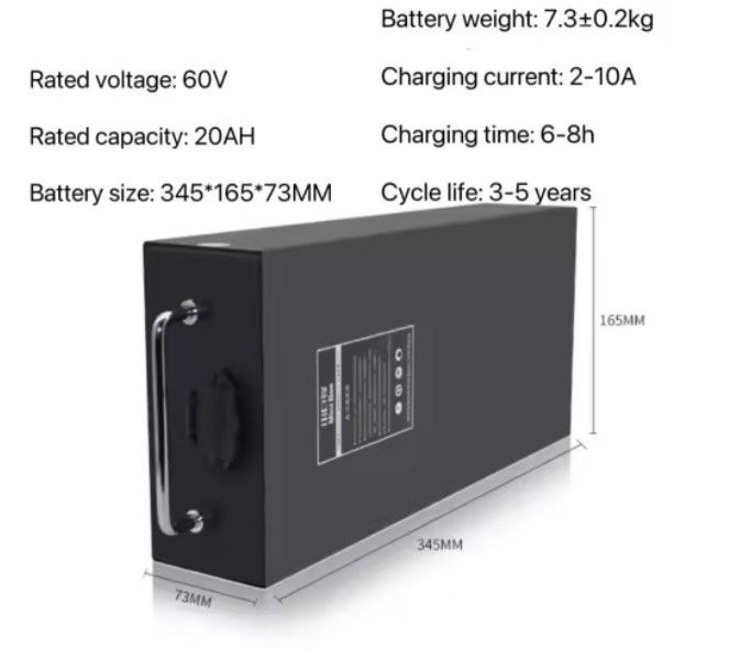 60v 20ah 30ah 35ah 40ah 50ah موتورسیکلت باتری های لیتیوم یون برای اسکوتر برق