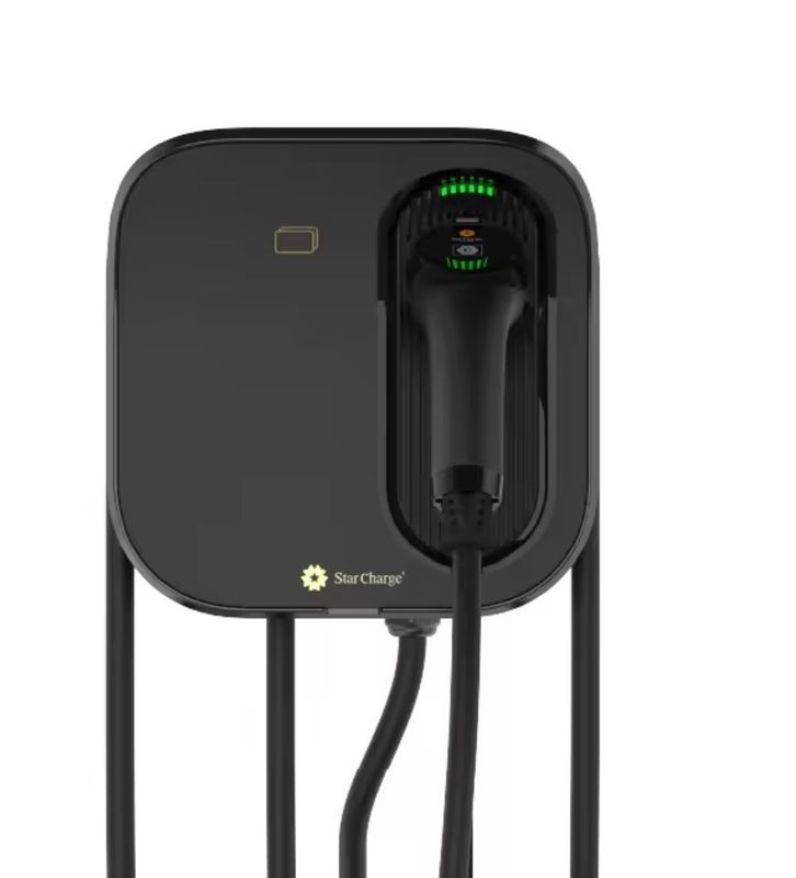 Smart Fast Weatherproof Outdoor Portable EV Car AC Charging Pile با باتری ایستگاه های شارژ دیواری نصب شده