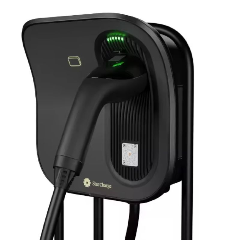 Smart Fast Weatherproof Outdoor Portable EV Car AC Charging Pile با باتری ایستگاه های شارژ دیواری نصب شده