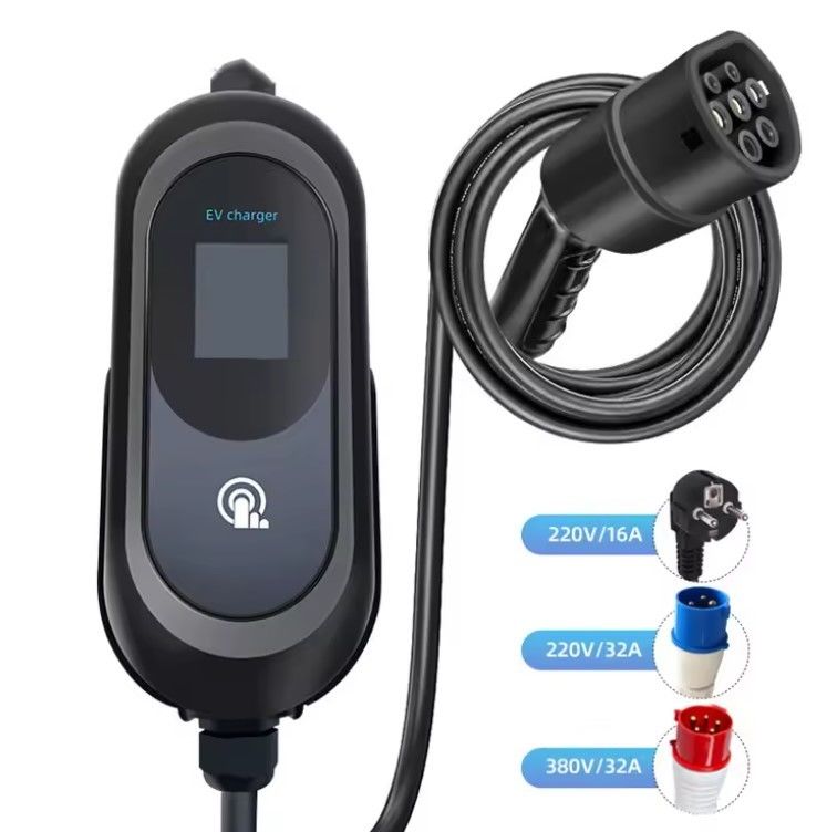Smart Fast Weatherproof Outdoor Portable EV Car AC Charging Pile با باتری ایستگاه های شارژ دیواری نصب شده