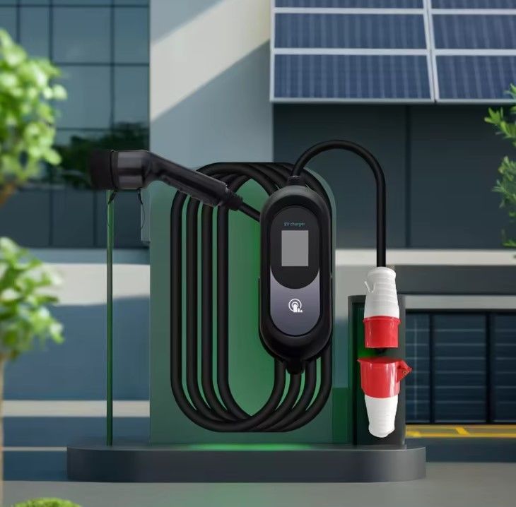 Smart Fast Weatherproof Outdoor Portable EV Car AC Charging Pile با باتری ایستگاه های شارژ دیواری نصب شده