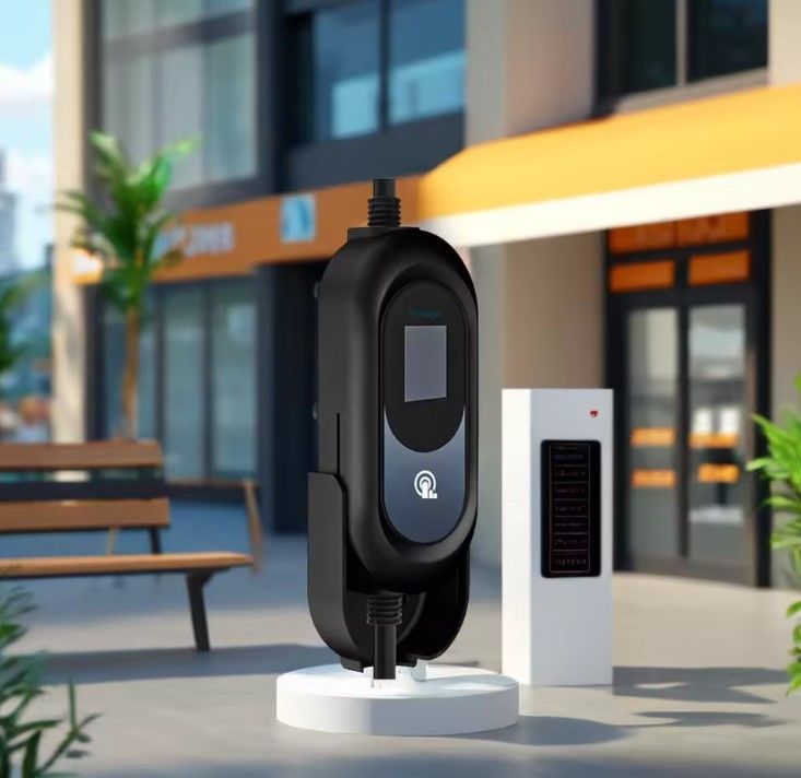 Smart Fast Weatherproof Outdoor Portable EV Car AC Charging Pile با باتری ایستگاه های شارژ دیواری نصب شده